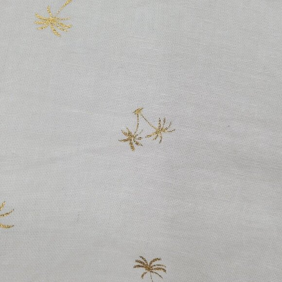 Old Navy Everyday Linen Blend Gold Palm Trees Shorts - Picture 4 of 11